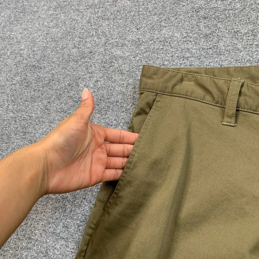 The North Face Pants Mens 30 Moss Green Motion Stretch Cotton Straight Chino